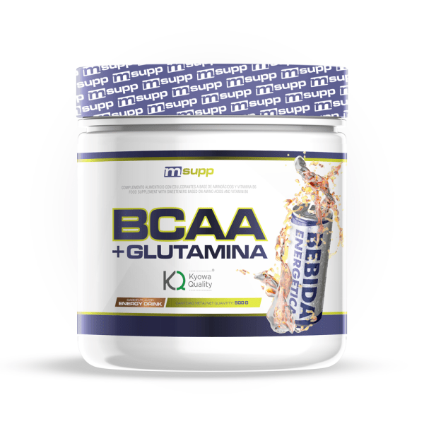 MASmusculo - Bcaa + L-glutamine Kyowa® - 500g - ✅ Gratis verzending binnen 48/72 uur door het hele land - Verbetert het uithoudingsvermogen - Helpt spiermassa te behouden - Verbetert spierherstel - Verhoogt prestaties - Vermindert vermoeidheid - Helpt spiermassa op te bouwen -