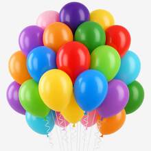 50/100 件简约婚礼装饰气球，5/10 英寸气球套装，适用于生日、婚礼、订婚、户外拍照、迎婴派对、农场、气球拱门、迎婴派对、单身派对、性别揭晓、圣诞节、DIY 装饰