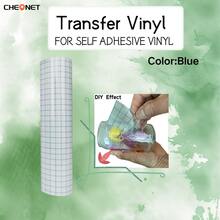 CHEONET-1 Transfer Tape Roll, Suitable For Self-Adhesive Vinyl Materials, 12 Inches X 25 Feet, Paper-Based Material, Permanent Adhesive, Ideal For Crafts, Punches And Vinyl Cutters, Easy To Cut, Transfer And Stick, Waterproof And Highly Adhesive. - Multicolor - View 4