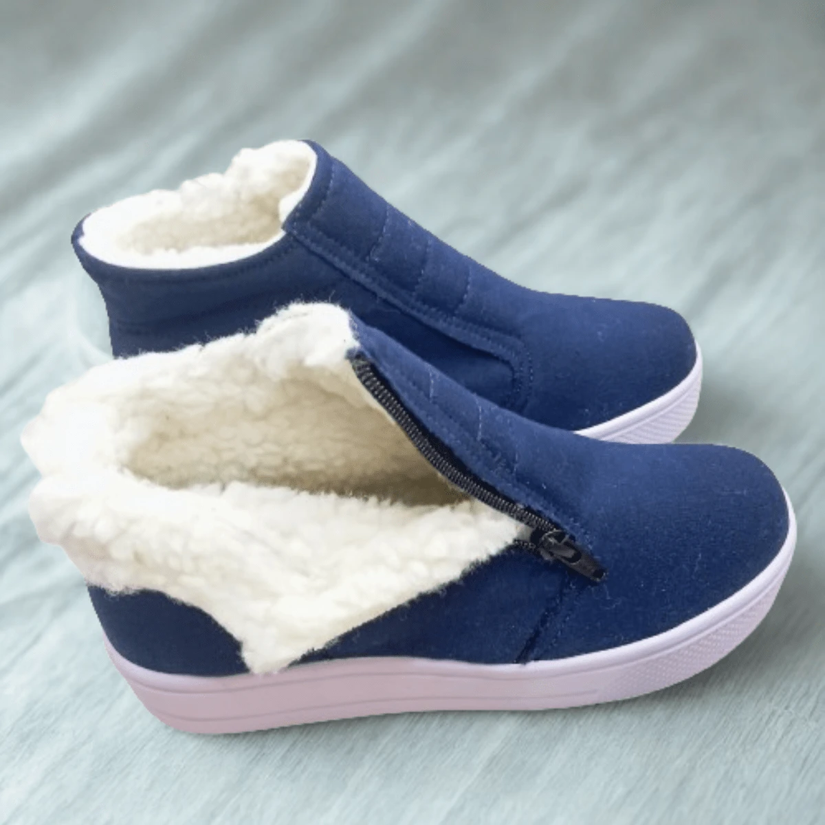 Women Casual Shoes - Màu xanh hải quân - Xem 1