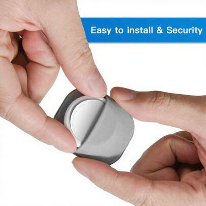 حافظة واقية من اللايكرا المطاطية، مناسبة لجهاز Apple Airtag الجيل الثاني، علامة تتبع لاصقة، موقع GPS عام، مضاد للفقدان للحقيبة الظهرية والريموت كنترول والدراجة