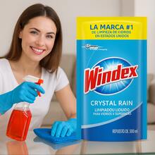 Limpiador líquido original para vidrios y superficies 500ml botella limpieza hogar accesorios multiuso práctico composición eficiente resistente vidrios ventanas limpia fácil remover manchas - Azul menta - Ver 3