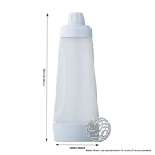 1000ml Hand-Cranked Batter Mixer Bottle Batter Dispenser - Trong sáng - Xem 6