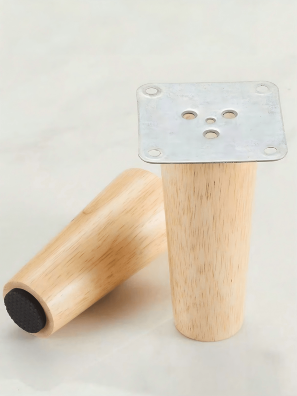 4pcs Wooden Furniture Legs, Simple Nordic Style Living Room Furniture Solid Sofa Legs, Balcony Furniture Coffee Table Legs, TV Cabinet Legs, Bedroom Furniture Bed Legs, Non Lip Chair Feet Floor Protector Home Decoration Accessories