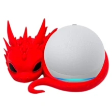 Alexa Echo Dot Base 4th And 5th Generation Pika Pika - 紅色 - View 2