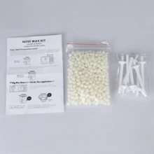 1 Set 25g/50g Nose Hair Wax Kit, Nose Hair Removal Wax For Men & Women, Eyebrow & Nose Hair Removal Wax Beans, Nose Hair Wax Stick Accessories