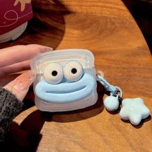 1 个可爱香肠嘴耳机盒，兼容 Pro3/Pro2/1、AirPods2/3/Pro、AirPods4，情侣/好友礼物
