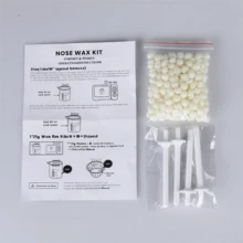 1 Set 25g/50g Nose Hair Wax Kit, Nose Hair Removal Wax For Men & Women, Eyebrow & Nose Hair Removal Wax Beans, Nose Hair Wax Stick Accessories