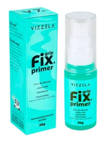 Grip Fix Primer Vizzela 30g - Hidratante Fixador Maquiagem - Transparente - Visão 2