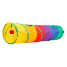 Colorful Cat Maze Tunnel Pet Toy - Multicolor - View 9