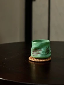 Cirelle Ceramic Coffee Cup, Kiln-Changed Thick Ceramic Cup, High-End Sophisticated Mug, Luxurious High-Grade Sense, Retro Creative Personal Use Single Cup Back To School - Multicolor - View 4