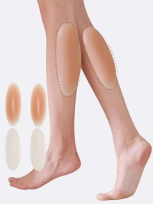 1/2对实心硅胶可重复使用臀垫，隐形臀部增大贴 - 彩色 - 查看 2