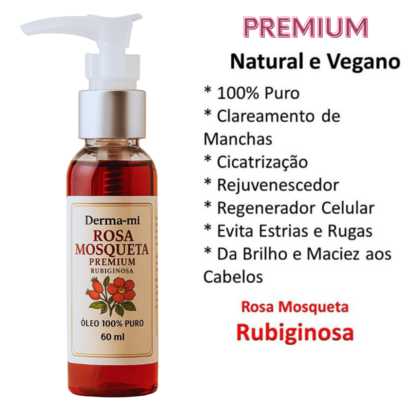 Óleo de Rosa Mosqueta Premium Rubiginosa 60ml