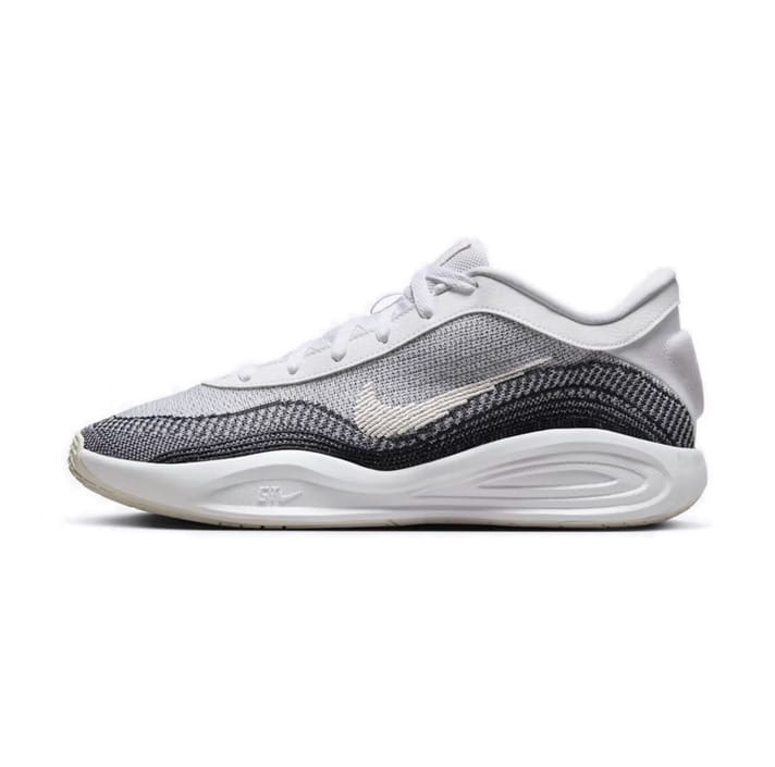 Nike 耐克男子新款篮球鞋 G.T. HUSTLE ACADEMY 球场表现比赛训练款 FJ7808-100 - 白灰色 - 查看 1