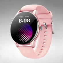 1 Stück Unisex Silikon Armband Smartwatch, mit kabelloser Anruffunktion, Schrittzähler, Kalorienrechner, Distanzverfolgung, mehrere Sportmodi, Alarm, Anrufe & Nachrichten Benachrichtigungen, 1,32" runde HD Anzeige, Vollbildschirm, kompatibel mit Android & iOS Smartphones, geeignet als Urlaubsgeschenk - Verschiedenfarbig - Übersicht 6
