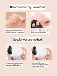 2PCS (Buy One Get One Free) Multifunctional Black Pineapple Makeup Sponge Cushion Ultra Soft For Wet And Dry Use, Foundation Blending Makeup Sponge, Liquid/Cream/Powder Seamless Smooth Beauty Sponge, Professional Soft Concealer Sponge, Soft Beauty Sponge Blender Set, Multifunctional Makeup Tool For Foundation, Loose Powder, Concealer, Eye Shadow, Eye Highlight And Contouring, Great For Makeup Beginners And Enthusiasts, Suitable For All Skin Types