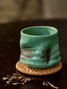 Cirelle Ceramic Coffee Cup, Kiln-Changed Thick Ceramic Cup, High-End Sophisticated Mug, Luxurious High-Grade Sense, Retro Creative Personal Use Single Cup Back To School - Multicolor - View 1