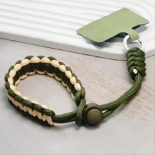 快拆式腕帶－尼龍傘繩相機腕帶，可調節長度並配有快接扣，適用於單反相機、運動相機與手機，防止相機掉落 - 彩色 - 查看 11
