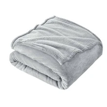 Sedalina Blanket. Sofa And Bed Blanket, Autumn And Winter, Soft, Warm, Machine Washable, Wrinkle Resistant - Light Grey - View 5
