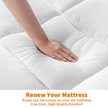 Matratzenauflage 10CM Matratzentopper Ultraweich Gefüllte Matratze Atmungsaktive