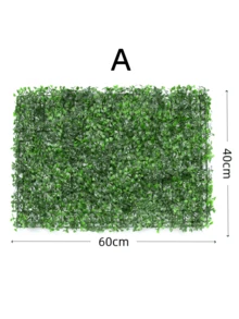 Nejlue Artificial Flowers/Plants1111 Home & Living 1Pc 60*40cm Plastic Artificial Boxwood Plant Wall, UV-Resistant Privacy Screen, Artificial Hedge Grass Mat Green Wall Panels, Artificial Plant Leaves Garden Fence,For Home Decor,Room Decor,Garden Decor,Wall Decor,Indoor Outdoor Decor, Bedroom Decor,Wedding Decoration,Party Decorations,Birthday Decoration,Christmas Decorations - Multicolor - View 10