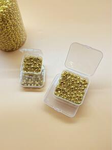 4pcs Transparent Square Storage Boxes, Width: 4.5cm/5.5cm/6.5cm/7.5cm, Suitable For Storing Transparent Beads, Jewelry, Earrings, Crafts, Stationery And Small Accessories - Clear - View 3