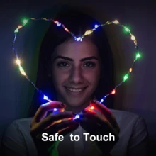 48 Pack Fairy Lights Battery Operated - 7ft 20 Led Twinkle Lights 3 Modes, Bulk Mini String Lights Waterproof For Mason Jars Vases DIY Party Wedding Decoration Christmas - 彩色光 - 查看 4