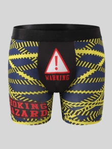 3pcs/Pack Men's Underwear, Funny Lip Print Briefs Suitable For Wedding, & Comfortable Men's Boxer Briefs, Sports Boxing Men's Boxer Shorts, Gift For Boyfriend