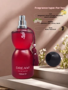 Sense Leopard Print Women's Perfume, Middle Eastern Arabian Style Fragrance, Odor Eliminating And Charm Enhancing