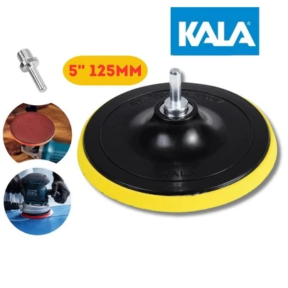 Suporte Boina C/VeIcro 125mm Politriz/Parafusadeira/Furadeira/Lixadeira KALA Suporte Rosca M14 Boina