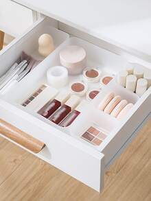 1pc/5pcs/12pcs Drawer Storage Boxes, 3 Sizes To Choose From, Multipurpose Frosted Desktop And Drawer Organizers For Bedroom Bedside Table Dressing Table Bathroom Kitchen Pantry Closet Makeup Accessories Socks Underwear Jewelry Electronics Cable Neat Home Organization, Stackable Space-Saving Liners Free Design, I For Back To School Dorm Room, Holiday Gift Prep, Cyber Monday Thanksgiving Christmas Home Dr