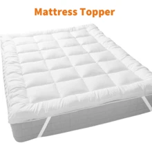 Matratzenauflage 10CM Matratzentopper Ultraweich Gefüllte Matratze Atmungsaktive