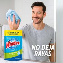 Limpiador líquido original para vidrios y superficies 500ml botella limpieza hogar accesorios multiuso práctico composición eficiente resistente vidrios ventanas limpia fácil remover manchas - Azul menta - Ver 2