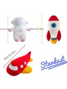 1 szt. Poduszka pluszowa astronauta Samolot rakieta domowa sofa sypialnia miękka poduszka dekoracyjna poduszka samochodowa poduszka do spania