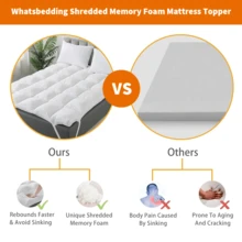 Matratzenauflage 10CM Matratzentopper Ultraweich Gefüllte Matratze Atmungsaktive