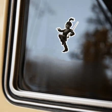 士兵、黑色游行、MCR、情绪摇滚、哥特摇滚、朋克摇滚、重金属模切乙烯基贴纸 - 彩色 - 查看 9