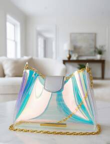 Women's Half Moon Multicolor Luxury Beach Bag Spacious Crossbody Shoulder Strap - Nhiều màu - Xem 1