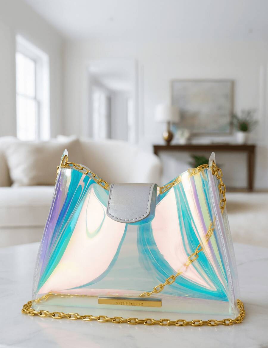 Women's Half Moon Multicolor Luxury Beach Bag Spacious Crossbody Shoulder Strap - Nhiều màu - Xem 1