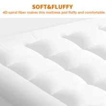 Matratzenauflage 10CM Matratzentopper Ultraweich Gefüllte Matratze Atmungsaktive