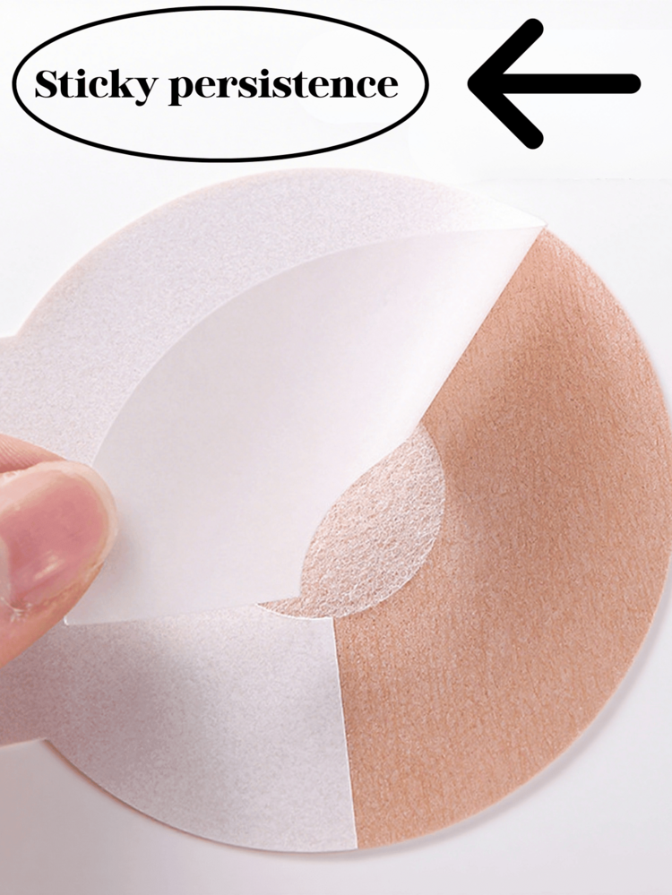 20/30Pcs Plus Size Lift Set | Stealth Chest Strap + Nipple Covers | Push Up Anti-Sag For Large Breasts - Nhiều màu - Xem 3