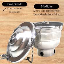 Aluminum Censer Incense Burner Smoker - Multicolor - View 3