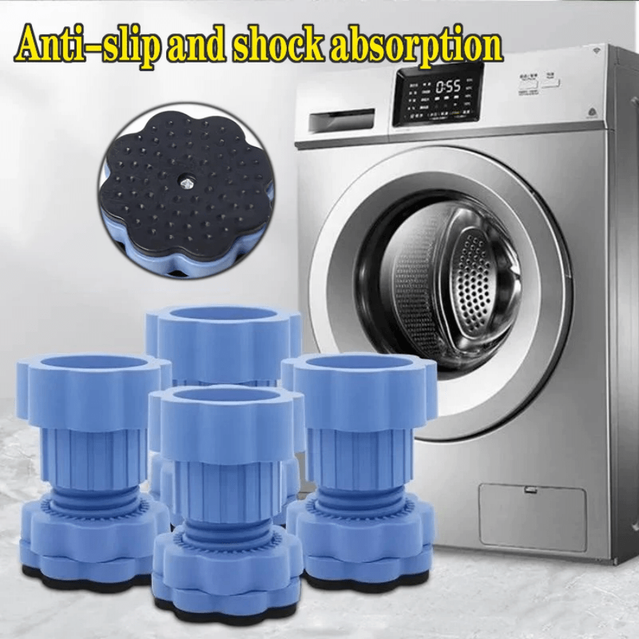 4 Pçs Anti Vibração Máquina De Lavar Pés Almofadas Antiderrapante Absorção De Choque Aumentando Almofada Esteira Geladei