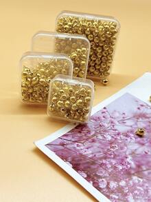 4pcs Transparent Square Storage Boxes, Width: 4.5cm/5.5cm/6.5cm/7.5cm, Suitable For Storing Transparent Beads, Jewelry, Earrings, Crafts, Stationery And Small Accessories - Clear - View 5