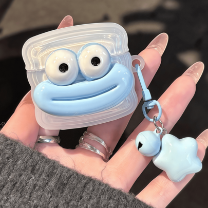 Ugly Cute Funny Bluetooth 1pc Cute Sausage Mouth Earphone Case Compatible With AirPods Pro3/Pro2/1, AirPods2/3/Pro, AirPods4, Couple/Best Friend Gift Birthday