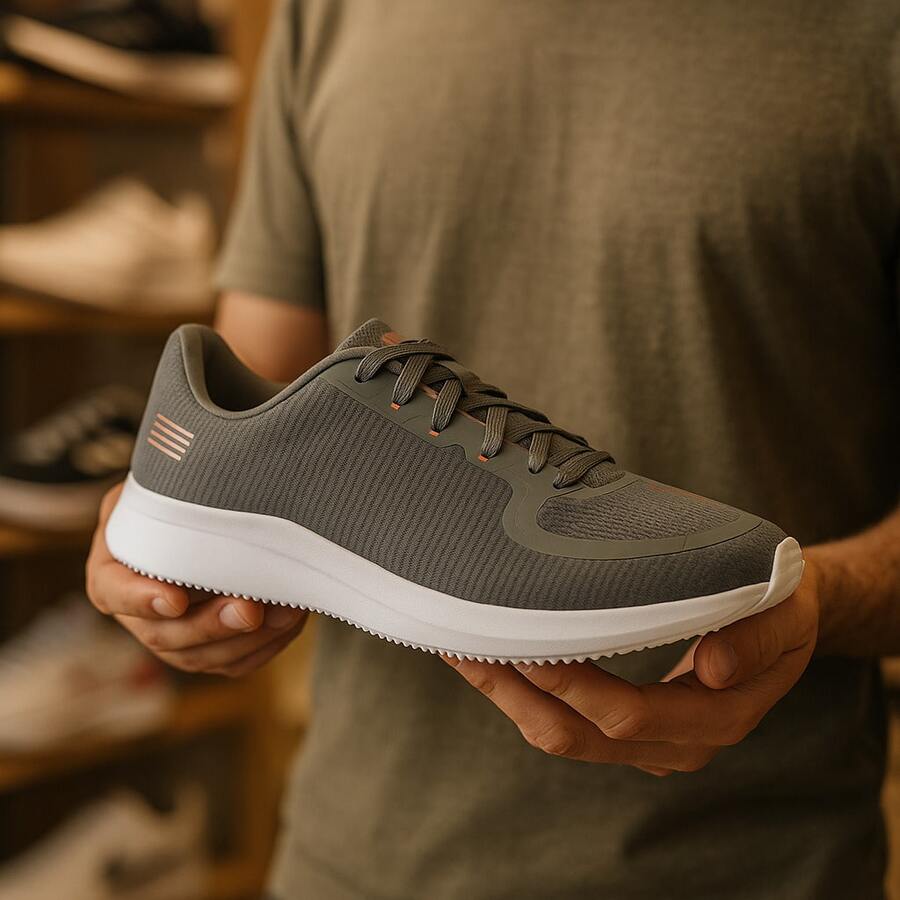 Tênis Corrida Sintético Masculino Leve Antiderrapante Dia a Dia