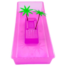 Extra Long Turtle Tank 2 Palm Trees Various Colors - 紫色 - 查看 2