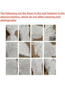 1 buc aripi de înger cu pene, decorațiuni pentru petrecere de vacanță, recuzită, scenă, aspect, petrecere, decor, femei, podium de performanță, spectacol