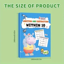 10-100 Addition And Subtraction Exercise Book: 64 Pages, With Answers, Step-By-Step Guidance, Used For Mental Arithmetic Training Within 100, Very Suitable For Students - Multicolor - View 7