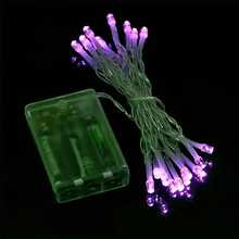 1pc 3 Meters 20 Bulbs Fairy Lights, Battery Powered Decorative Lights For Christmas, Halloween, Spring Festival, Eid, Indoor Decoration, Wedding & Party