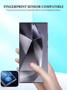 4-In-1 Screen & Camera Lens Protector For S24 Ultra - 2pcs Privacy Tempered Glass + 2pcs Camera Lens Protectors, Anti-Spy, Anti-Scratch, Anti-Drop Compatible With Galaxy S21/S22/S23/S24 Ultra/S24 FE/A06/A16/A26/A36/A56/S25 Ultra/S25 Gift For Birthday, Family, Friends Phone Screen Protector, Phone Accessories Screen Protection Essentials, Applicable To Daily Shield, Office, Home Privacy Screen Protector Waterproof Shockproof Anti-Fall Scratch Resistant